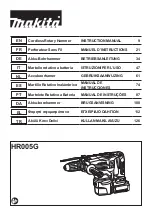 Preview for 1 page of Makita HR005GZ Instruction Manual