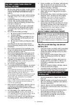 Предварительный просмотр 11 страницы Makita HR005GZ Instruction Manual