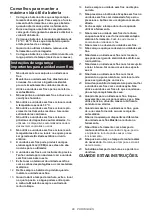 Предварительный просмотр 90 страницы Makita HR005GZ Instruction Manual