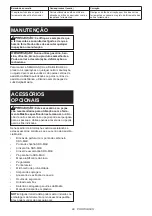 Preview for 99 page of Makita HR005GZ Instruction Manual