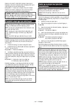 Preview for 134 page of Makita HR005GZ Instruction Manual