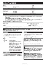 Preview for 2 page of Makita HR005GZ01 Instruction Manual