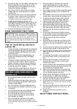 Preview for 6 page of Makita HR005GZ01 Instruction Manual