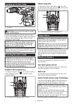 Предварительный просмотр 9 страницы Makita HR005GZ01 Instruction Manual