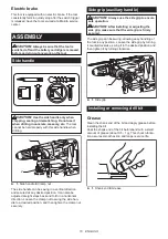 Preview for 10 page of Makita HR005GZ01 Instruction Manual