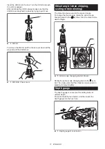 Предварительный просмотр 11 страницы Makita HR005GZ01 Instruction Manual