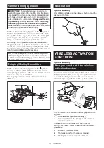 Предварительный просмотр 15 страницы Makita HR005GZ01 Instruction Manual