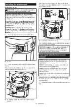 Предварительный просмотр 16 страницы Makita HR005GZ01 Instruction Manual