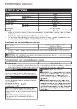 Preview for 9 page of Makita HR005GZ04 Instruction Manual