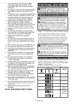 Preview for 12 page of Makita HR005GZ04 Instruction Manual