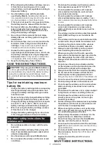 Preview for 11 page of Makita HR006GZ Instruction Manual