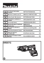 Makita HR007G Instruction Manual предпросмотр