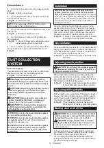 Preview for 21 page of Makita HR008G Instruction Manual