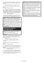 Preview for 42 page of Makita HR008G Instruction Manual