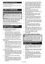 Preview for 14 page of Makita HR008GM202 Instruction Manual