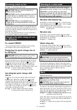 Preview for 18 page of Makita HR008GM202 Instruction Manual