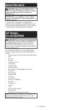 Preview for 27 page of Makita HR008GM202 Instruction Manual