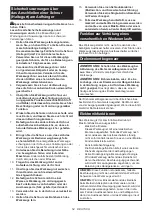 Preview for 54 page of Makita HR008GM202 Instruction Manual