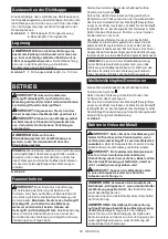 Preview for 58 page of Makita HR008GM202 Instruction Manual