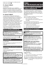 Preview for 59 page of Makita HR008GM202 Instruction Manual