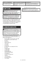 Preview for 63 page of Makita HR008GM202 Instruction Manual