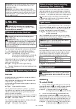 Preview for 144 page of Makita HR008GM202 Instruction Manual