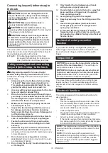 Preview for 19 page of Makita HR009GT201 Instruction Manual