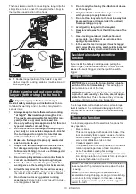 Предварительный просмотр 13 страницы Makita HR009GZ01 Instruction Manual