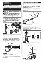 Preview for 14 page of Makita HR009GZ01 Instruction Manual