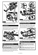 Предварительный просмотр 18 страницы Makita HR009GZ01 Instruction Manual