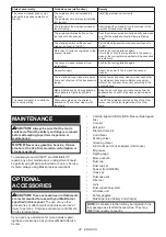 Preview for 28 page of Makita HR009GZ01 Instruction Manual