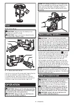 Предварительный просмотр 10 страницы Makita HR140DWMJ Instruction Manual