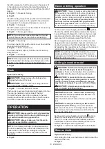 Preview for 10 page of Makita HR140DZJ Instruction Manual