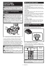 Предварительный просмотр 6 страницы Makita HR166DZ Instruction Manual