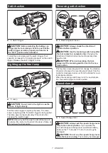 Предварительный просмотр 7 страницы Makita HR166DZ Instruction Manual