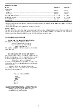 Preview for 2 page of Makita HR1820 User Manual