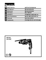 Makita HR1830 Instruction Manual preview