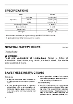 Preview for 2 page of Makita HR2010 Instructional Manual