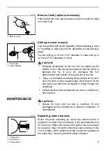 Предварительный просмотр 9 страницы Makita HR2010 Instructional Manual