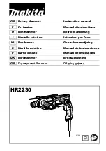 Makita HR2230X2 Instruction Manual preview