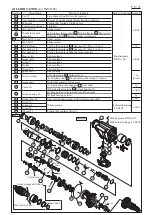 Предварительный просмотр 8 страницы Makita HR2300 Technical Information