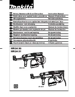 Предварительный просмотр 1 страницы Makita HR2430 Instruction Manual