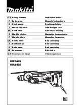 Предварительный просмотр 1 страницы Makita HR2445 Instruction Manual