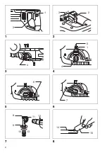 Предварительный просмотр 2 страницы Makita HR2445 Instruction Manual