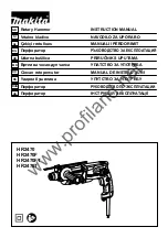 Makita HR2470 Instruction Manual предпросмотр