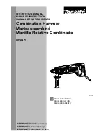 Makita HR2475 Instruction Manual предпросмотр