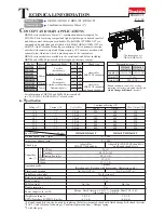 Предварительный просмотр 1 страницы Makita HR2610 Technical Information