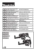 Предварительный просмотр 1 страницы Makita HR2653 Instruction Manual