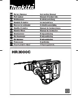 Предварительный просмотр 1 страницы Makita HR3000C Instruction Manual