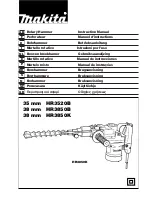 Makita HR3520B Instruction Manual preview